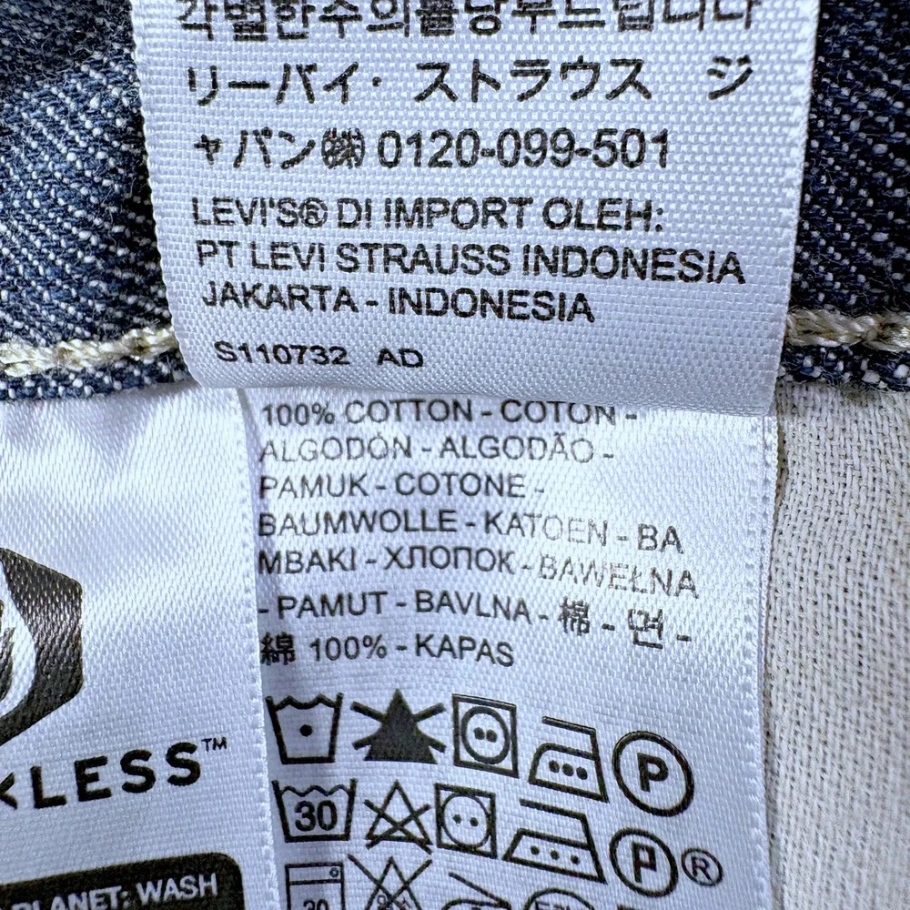 Levi's‎ 569 Loose Straight  Baggy Fit Jeans Blue Men 33x32